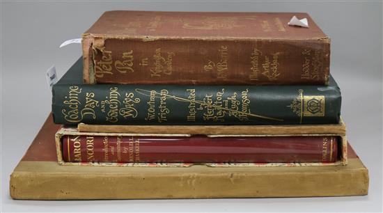 BARRIE (J M), Peter Pan in Kensington Gardens, Hodder & Stoughton, London 1906 and three other volumes,